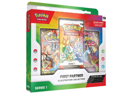 POKEMON FIRST PARTNER ILLUSTRATION COLLECTION BOX SERIES 1