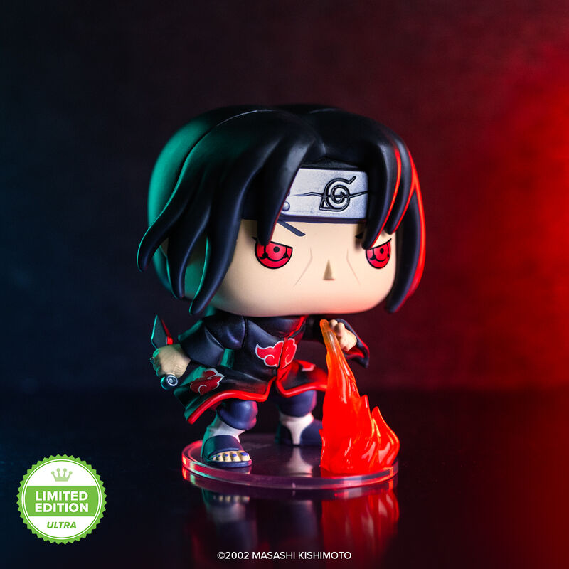 Funko Pop! Itachi Uchiha (Fireball Jutsu) with Pop! Protector #1842