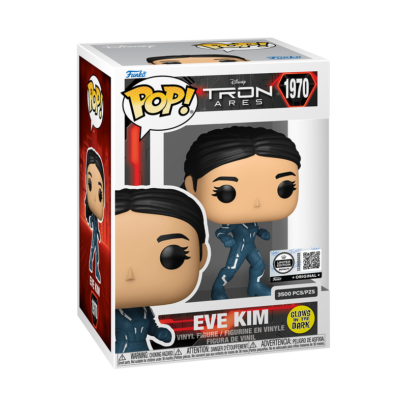 Funko Pop! Eve Kim (Glow) (Tron: Ares) with Pop! Protector #1970