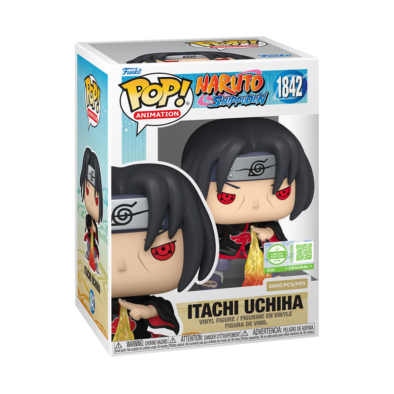 Funko Pop! Itachi Uchiha (Fireball Jutsu) with Pop! Protector #1842