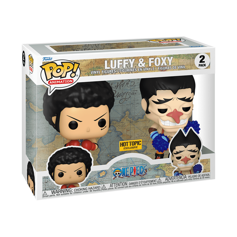 Funko Pop! Luffy & Foxy 2-Pack - Hot Topic Exclusive
