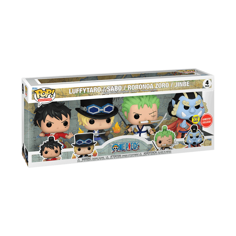 Funko Pop! One Piece 4-Pack - Gamestop Exclusive