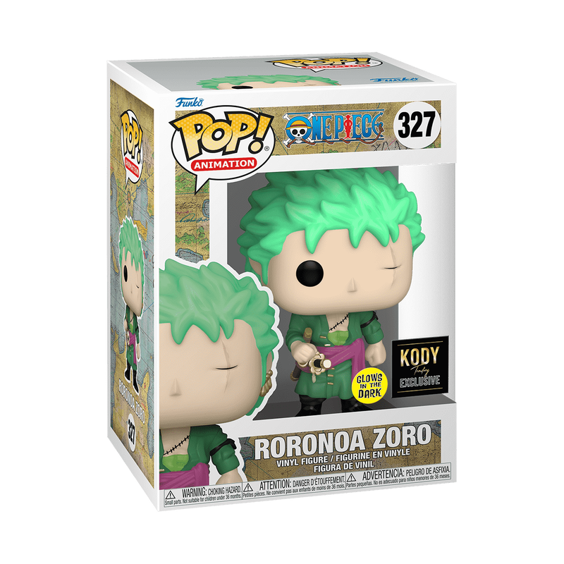 Pop! Roronoa Zoro (Glow) #327 - Kody Exclusive