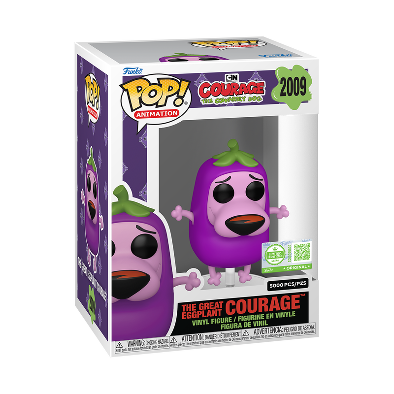 Funkok Pop! The Great Eggplant Courage with Pop! Protector #2009