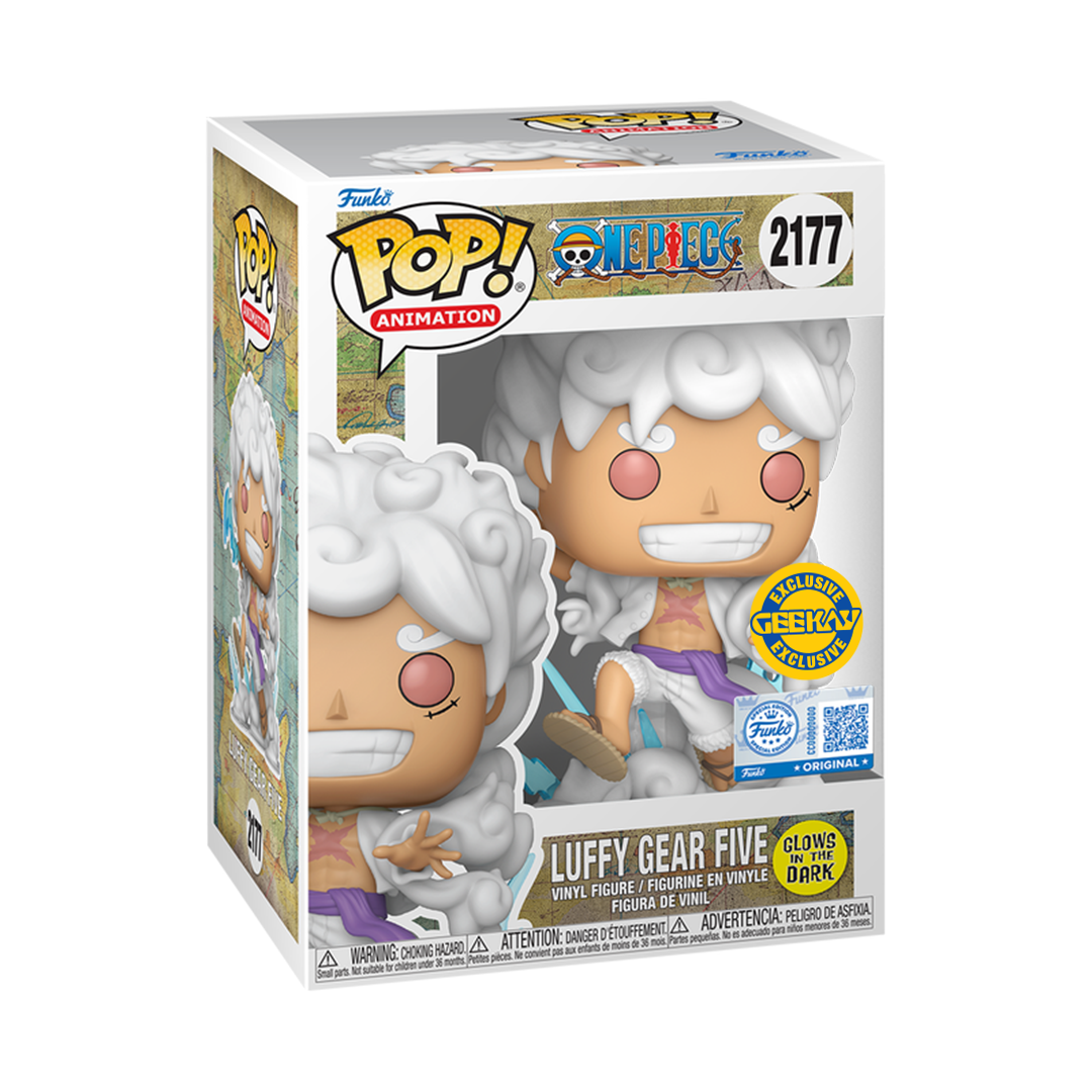 Funko Pop! Luffy Gear Five (Glow) #2177 - Geekay Exclusive